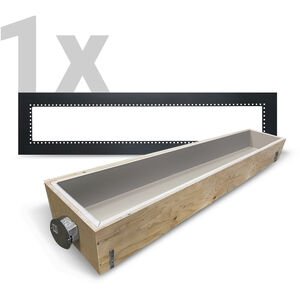 EF61 Series Black and Light Grey Electric Patio Heater Bundle